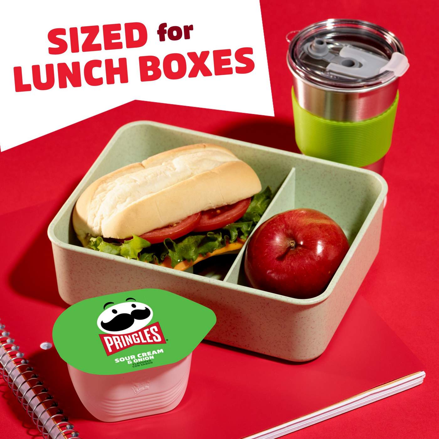 Pringles Sour Cream & Onion Snack Stacks Potato Crisps Chips; image 5 of 5