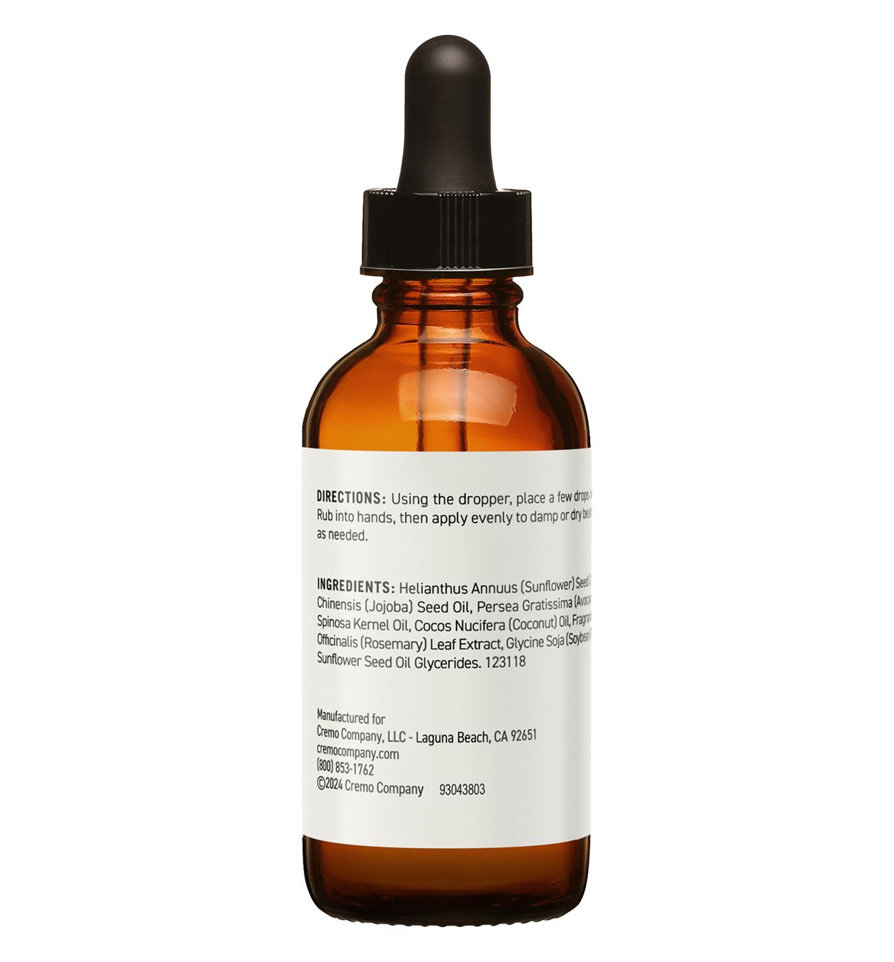 Cremo Conditioning Beard Oil - Cedar Forest; image 2 of 8
