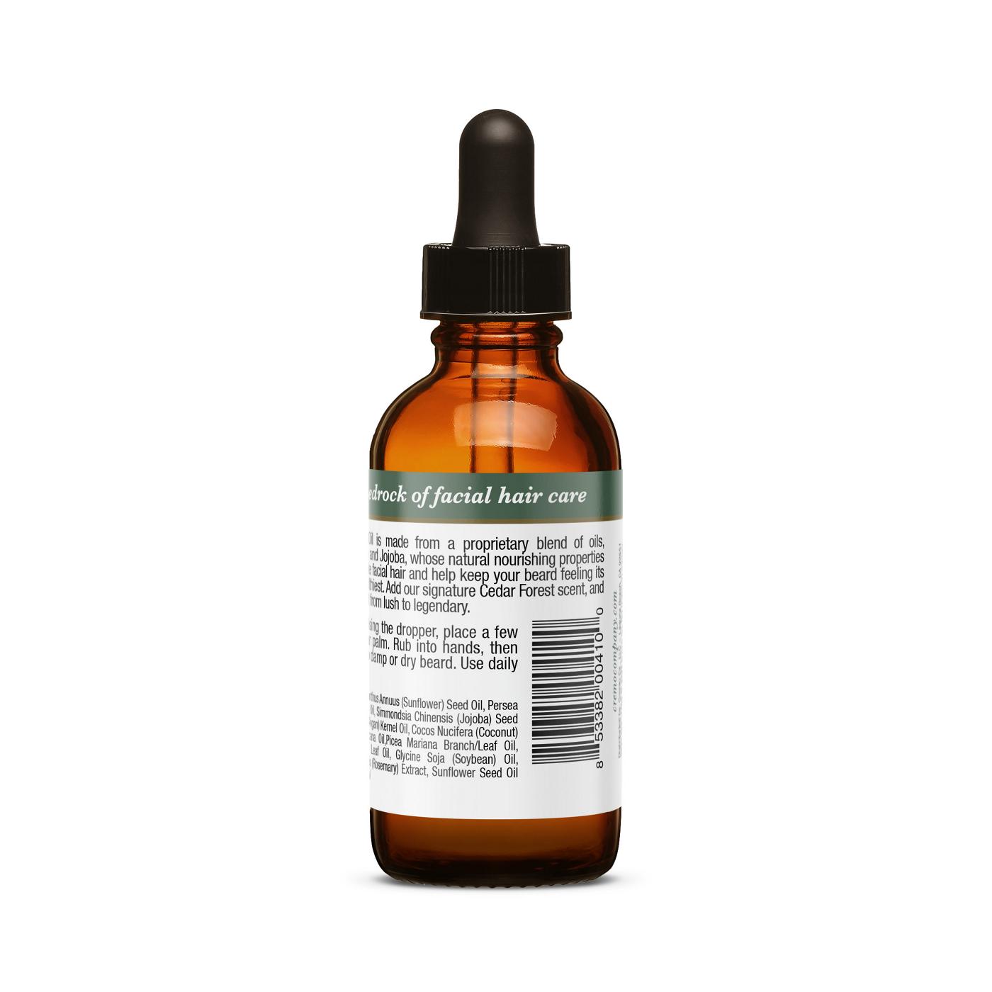 Cremo Beard Oil - Cedar Forest; image 3 of 7