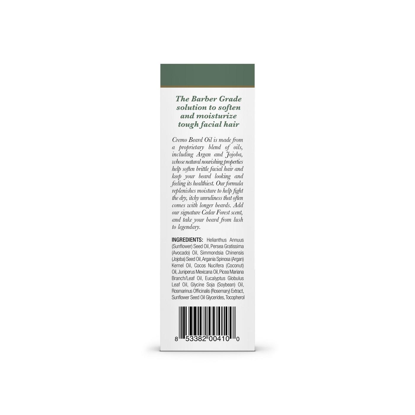 Cremo Conditioning Beard Oil - Cedar Forest; image 5 of 8