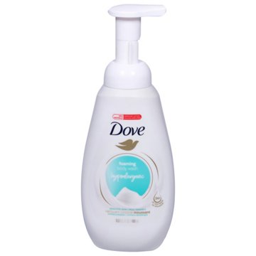 Dove Sensitive Skin Shower Foam, 13.5 oz
