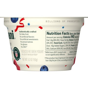 Chobani Low-Fat Mixed Berry Blended Greek Yogurt