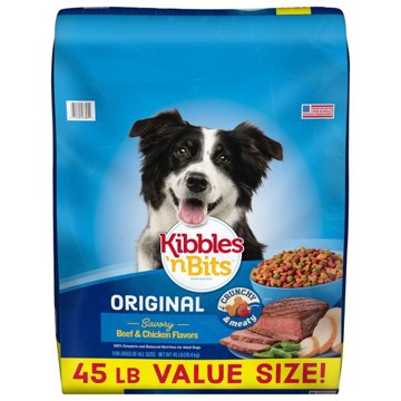 Kibbles 'n Bits Original Savory Beef & Chicken Dry Dog Food Value Size