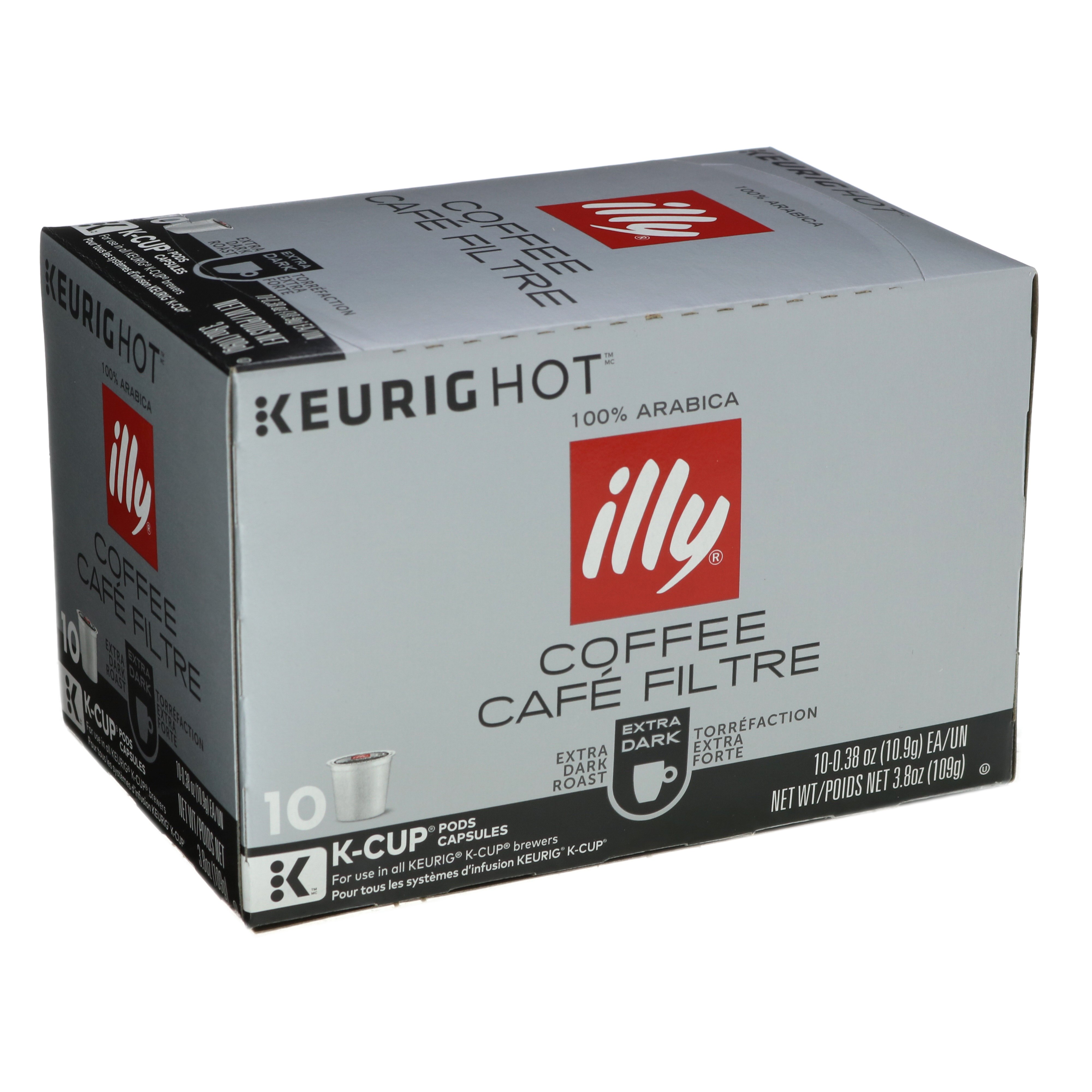 Illy Extra Dark Roast Single Serve Coffee K Cups Shop Coffee at HEB