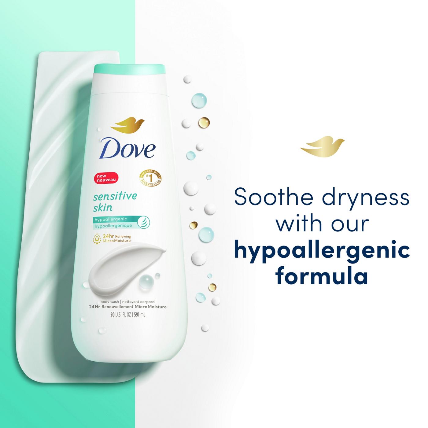 Dove Sensitive Skin Body Wash Twin Pack; image 8 of 9