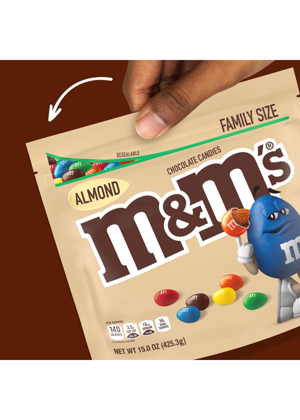 M&M'S Almond Chocolate Candy - Family Size; image 4 of 10