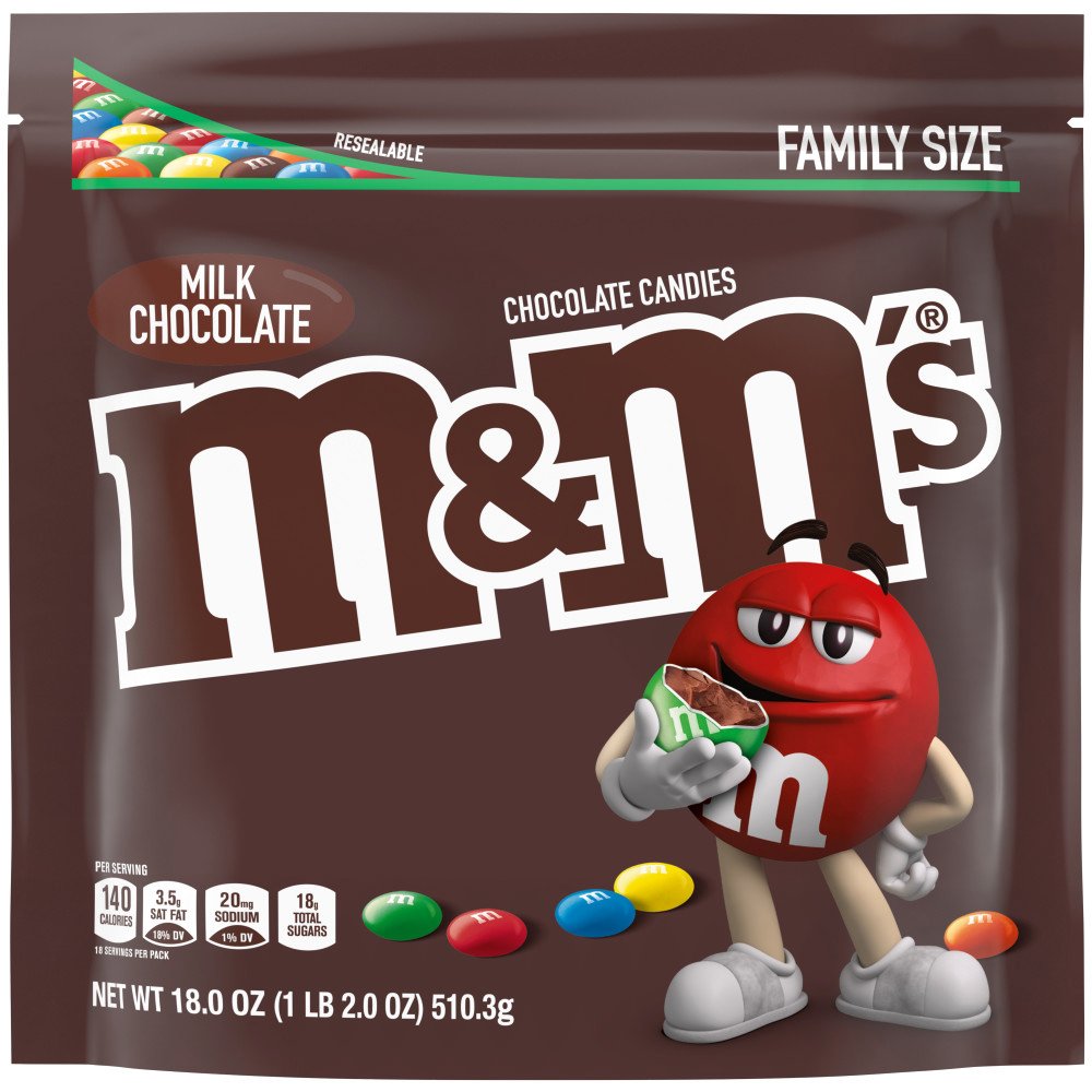 M&M's Milk Chocolate Large Bag Chocolate Candies - Shop Candy at H-E-B