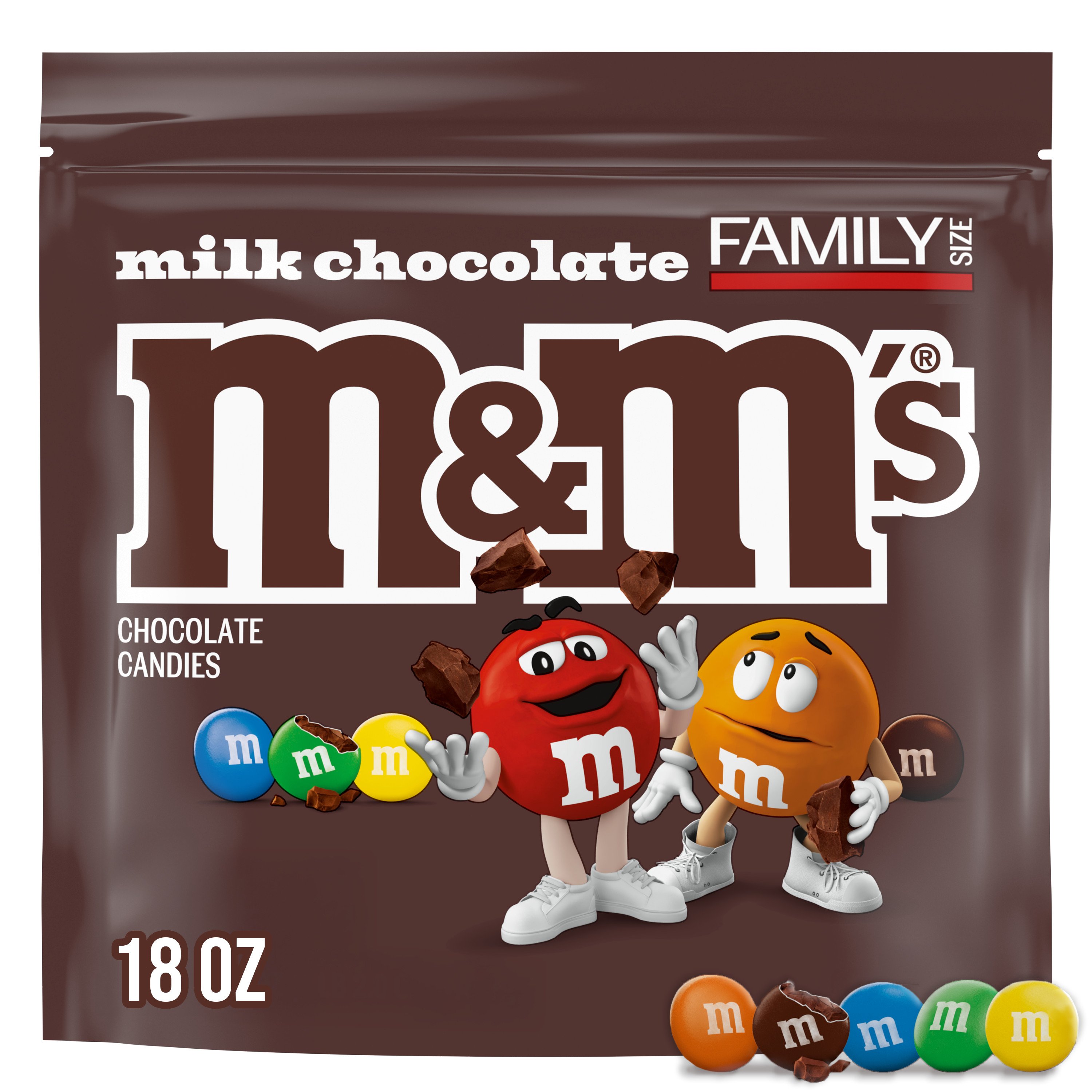 M&M'S Milk Chocolate Candy - Family Size, 18 oz | Low Prices