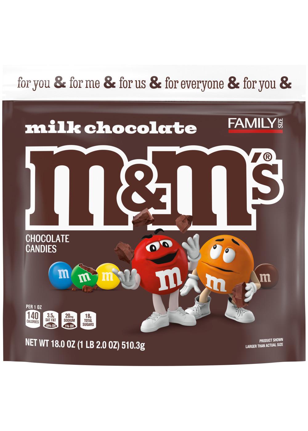 M&M'S Milk Chocolate Candy - Family Size - Shop Candy at H-E-B