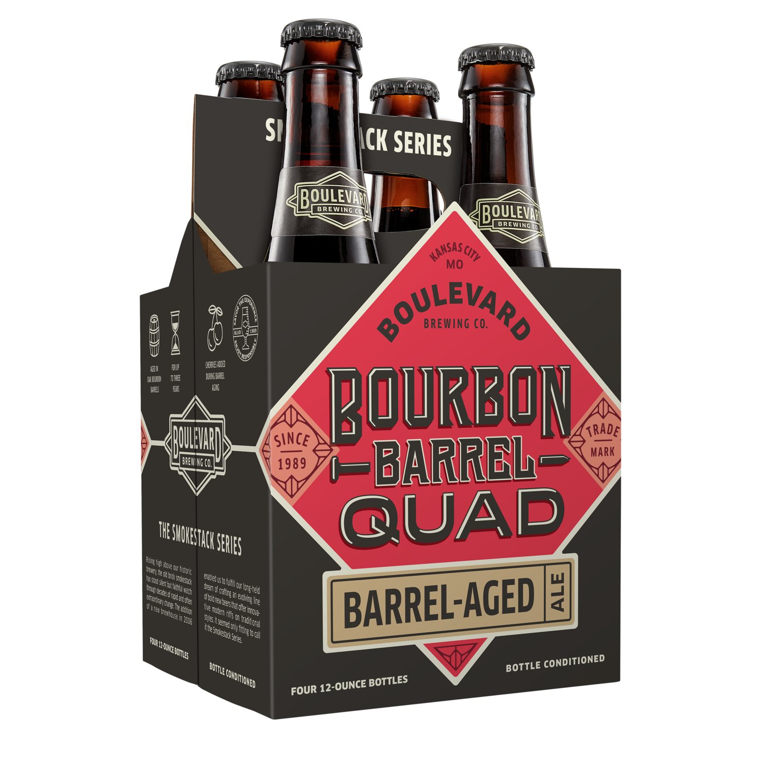 Boulevard Bourbon Barrel Quad Beer 12 oz Bottles Shop Beer at HEB