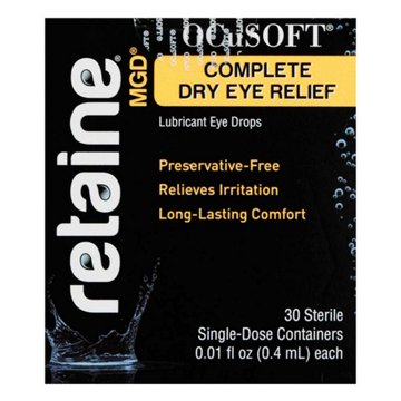 OCuSOFT Retaine Complete Dry Eye Relief Drops, 30 ct