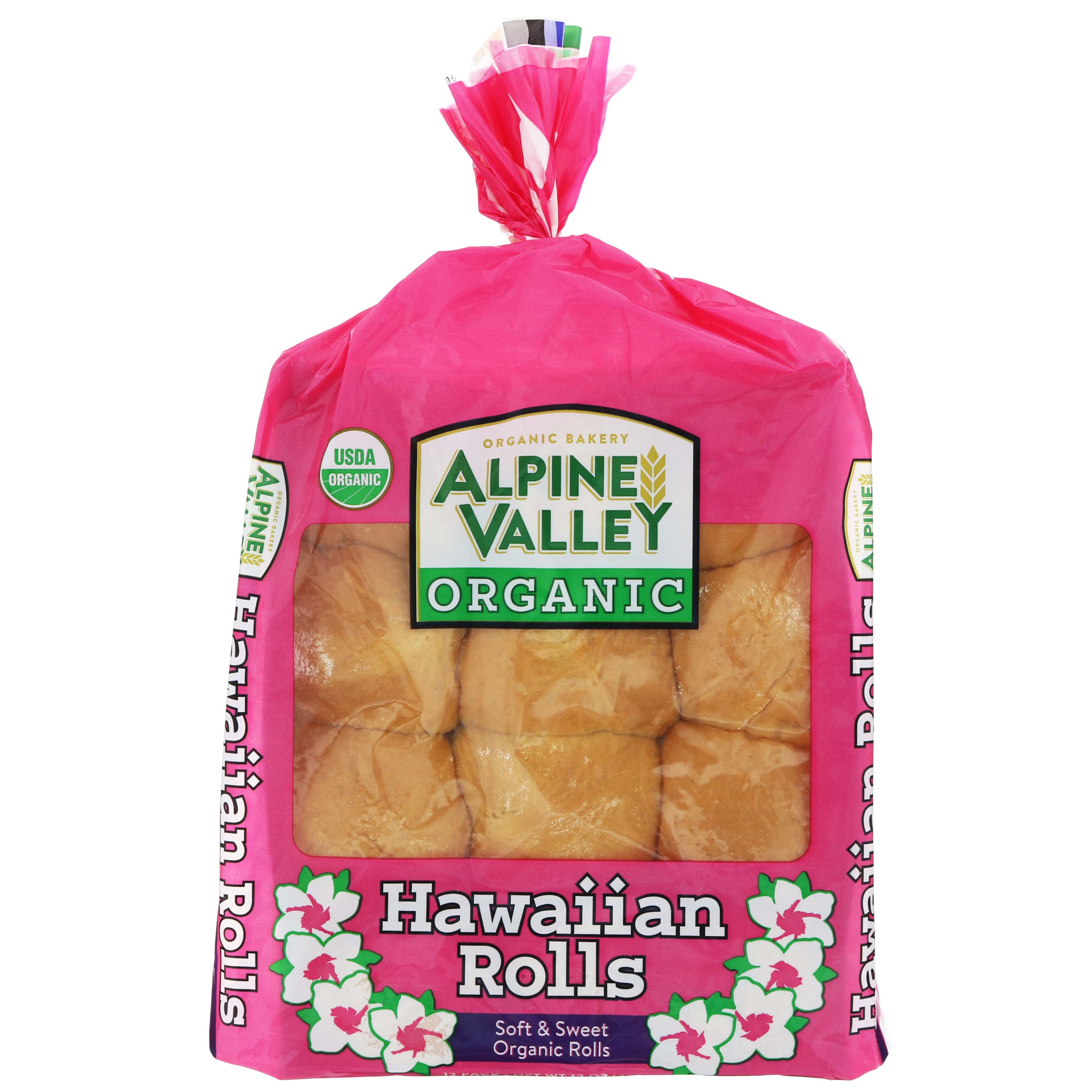 Alpine Valley Organic Hawaiian Rolls Shop Bread at HEB