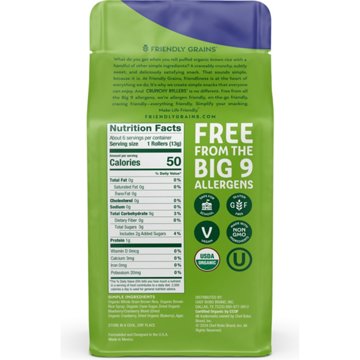 Friendly Grains Crunchy Rollers Mixed Berry Rice Snacks, 6 ct