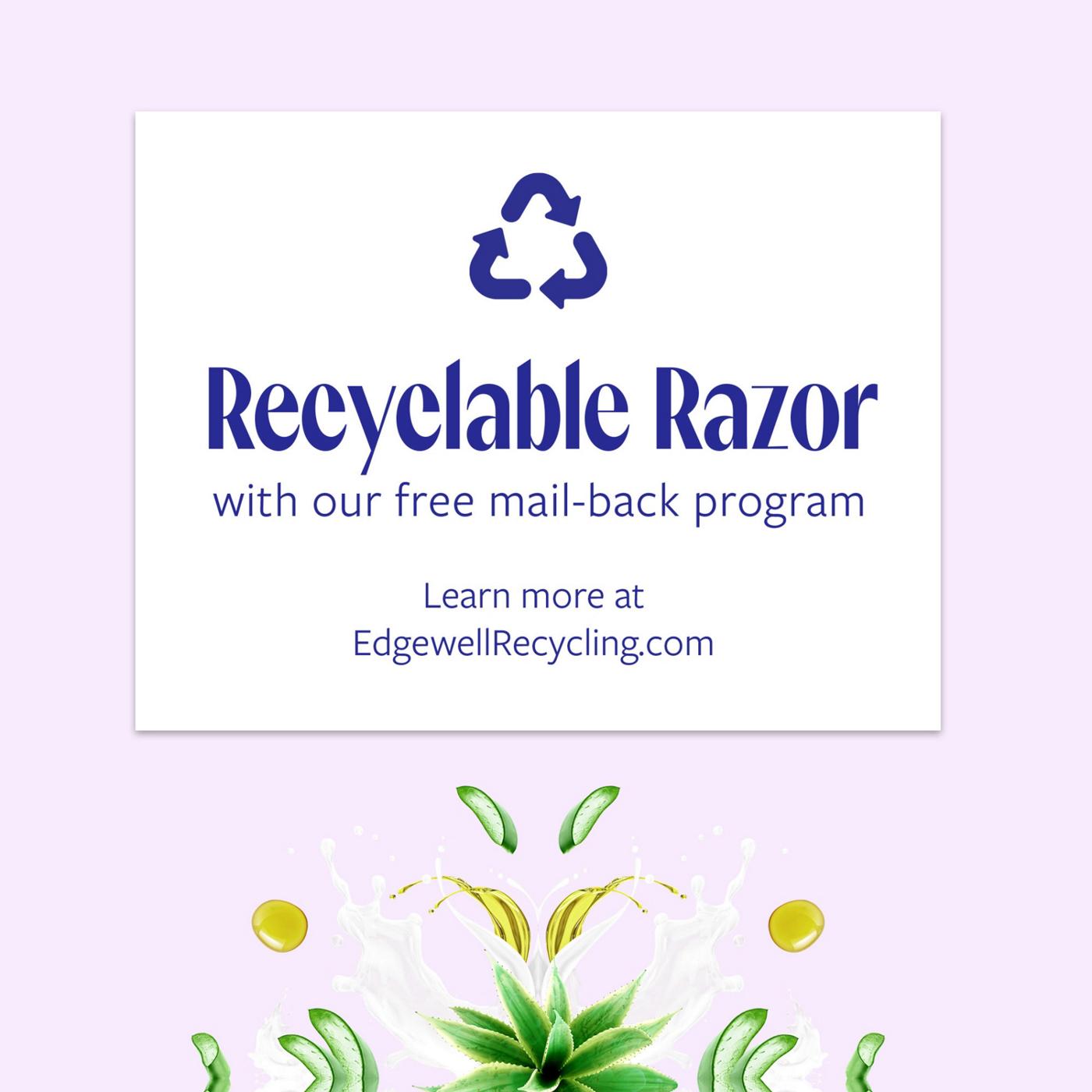 Skintimate Sensitive Skin 4-Blade Disposable Razor; image 4 of 7