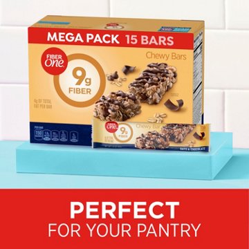 Fiber One Oats & Chocolate Chewy Bars Mega Pack