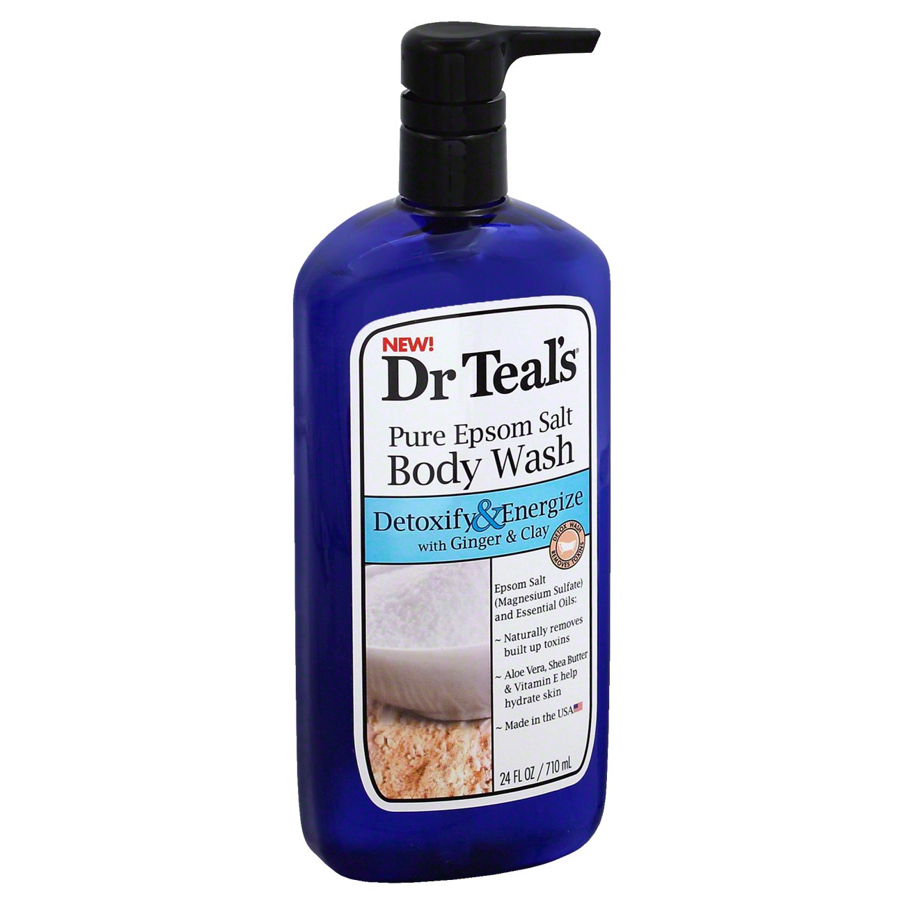 Dr Teal's Pure Epsom Salt Body Wash Detoxify & Energize Shop Body