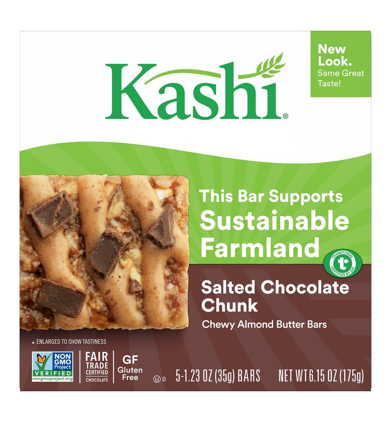 Kashi Salted Chocolate Chunk Chewy Nut Butter Bars Shop Granola