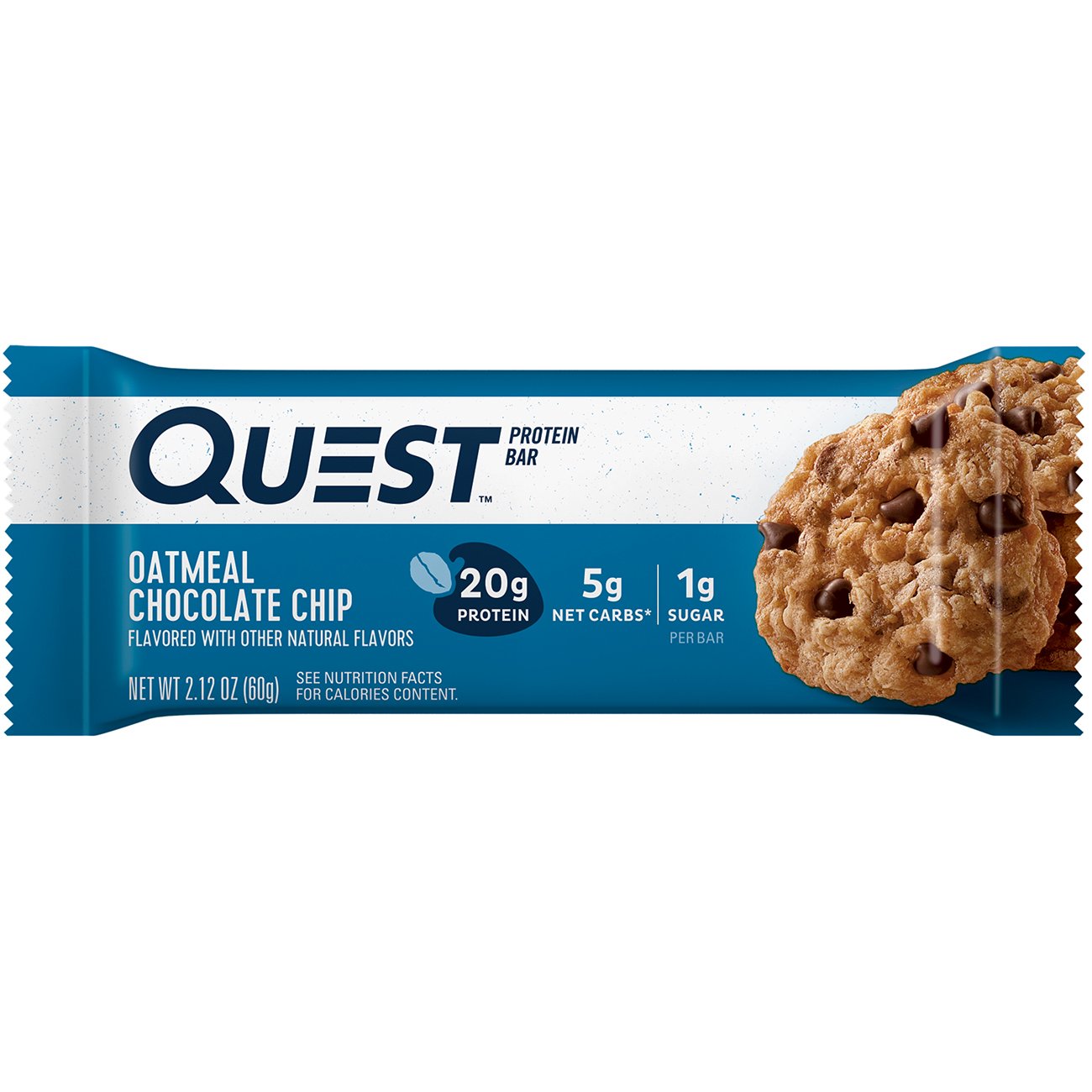 Quest 20g Protein Bar Oatmeal Chocolate Chip Shop Granola & snack bars at HEB