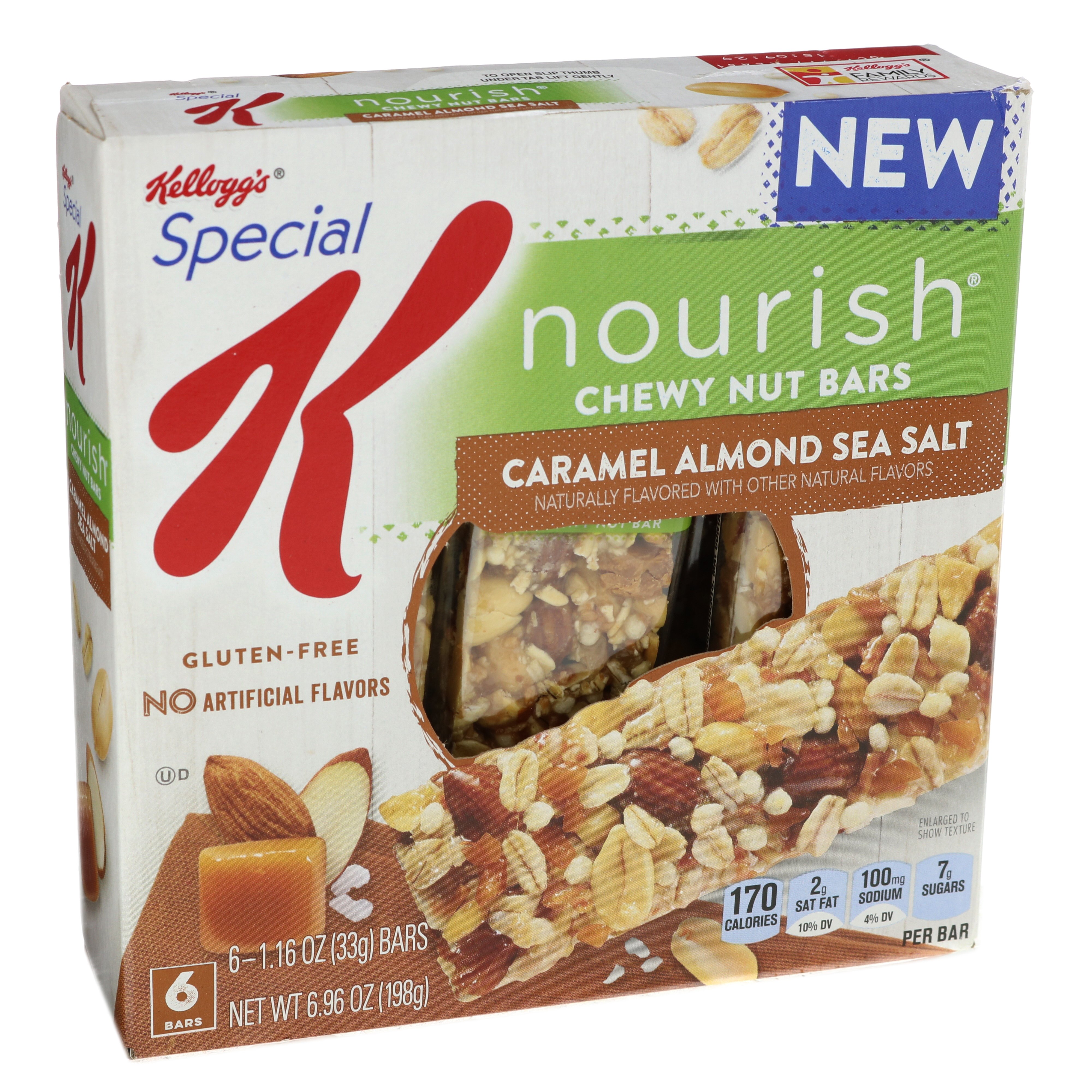 Kellogg's Special K Nourish Chewy Nut Bars Caramel Almond Shop