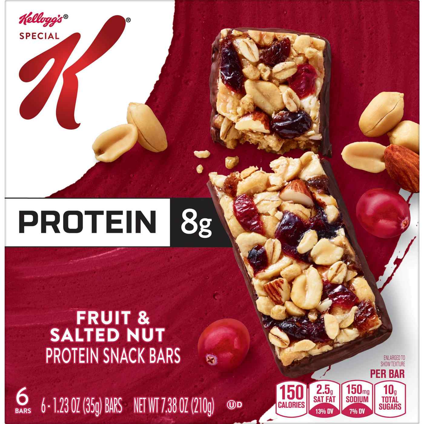 Kellogg's Special K Fruit and Salted Nut Protein Snack Bars, 7.38 oz; image 1 of 3