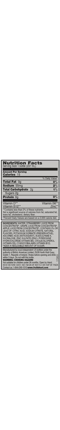 Robinsons No Sugar Added Wild Berry Grape Fruit Shoot Drink 8 oz Bottles; image 2 of 2