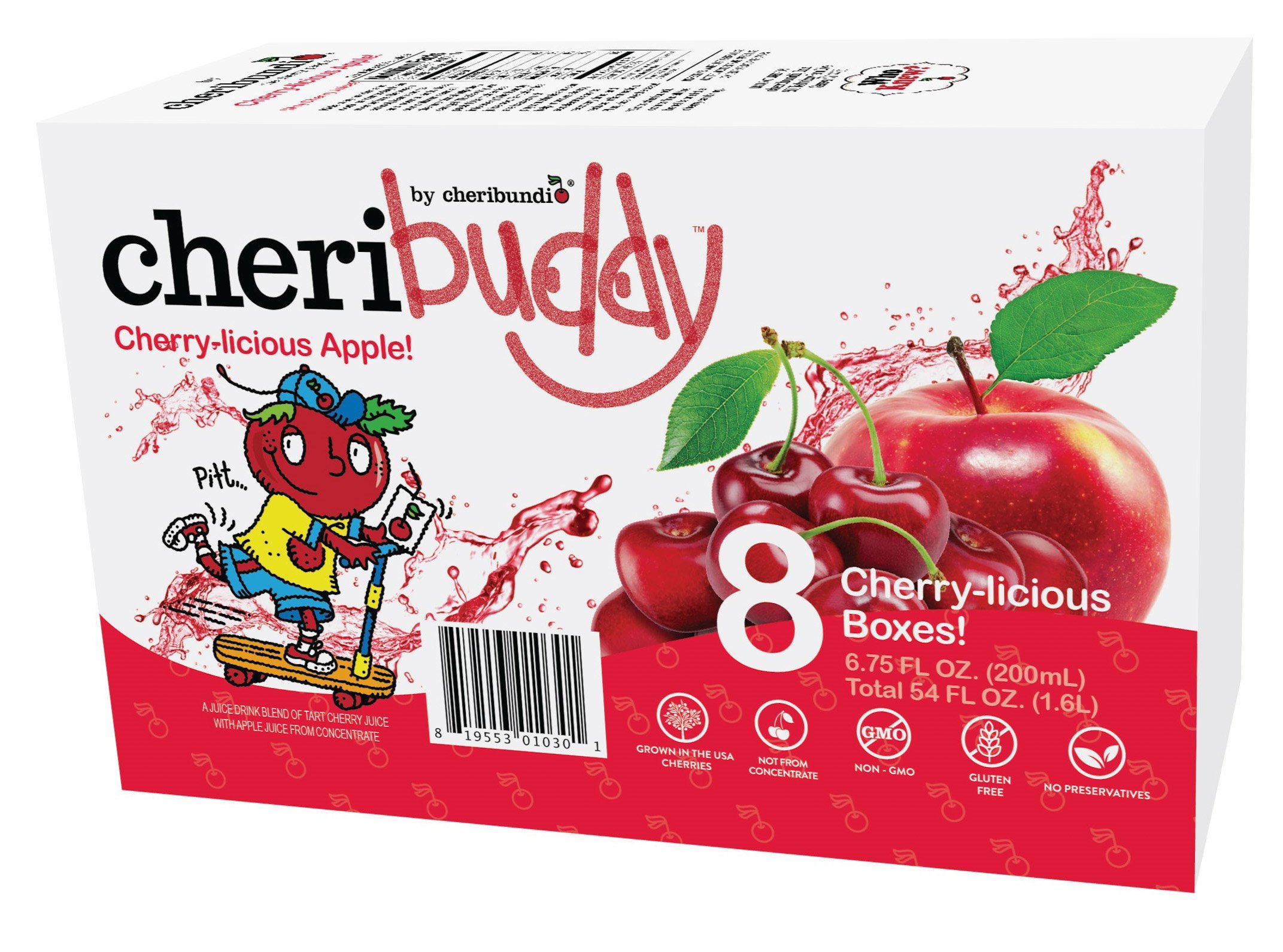 Cheribundi CherryLicious Apple Juice 6.75 oz Boxes Shop Juice at HEB
