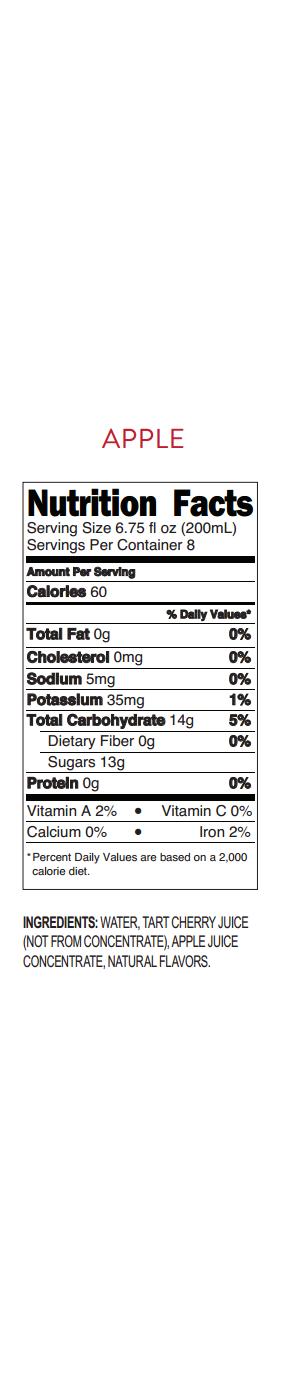 Cheribundi Cherry-Licious Apple Juice 6.75 oz Boxes; image 2 of 2