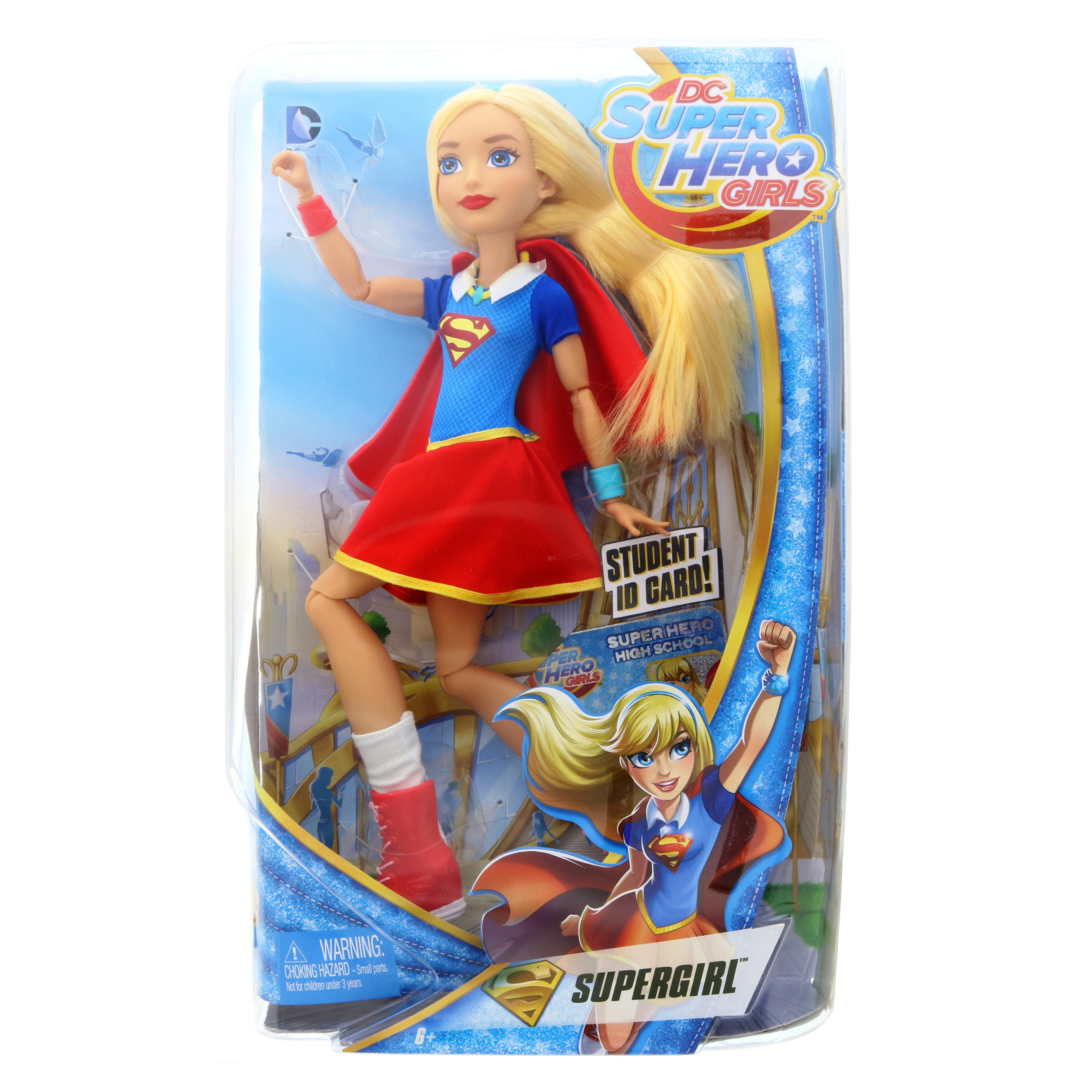 Details about   DC Super Hero Girls Supergirl Action Doll with Cape 