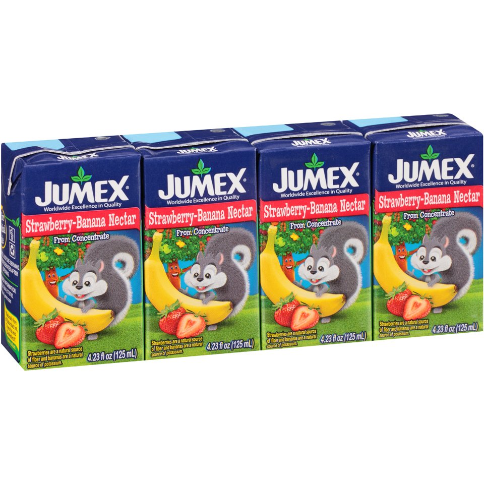 Jumex Strawberry Banana Nectar 4.23 Oz Boxes - Shop Juice At H-E-B