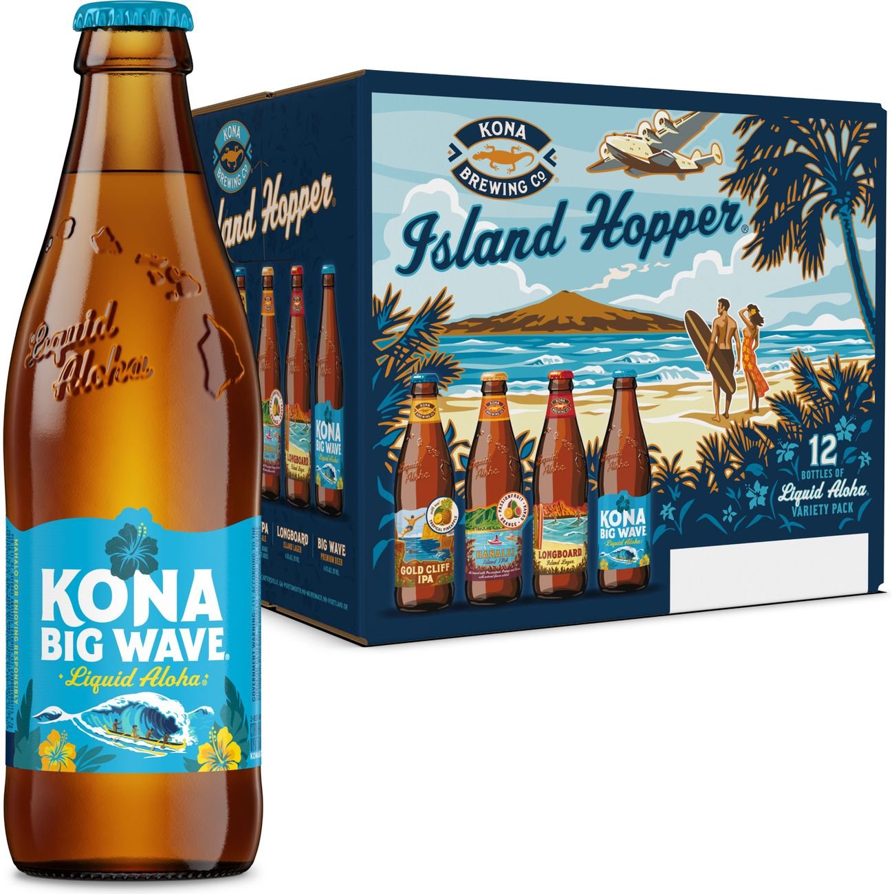 Kona Island Hopper Variety Pack Beer 12 oz Bottles Shop Beer at HEB