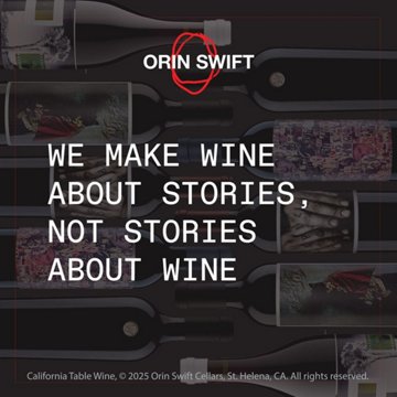 Orin Swift Abstract California Red Blend Wine, 750 mL