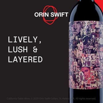 Orin Swift Abstract California Red Blend Wine, 750 mL