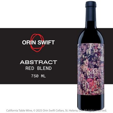 Orin Swift Abstract California Red Blend Wine, 750 mL