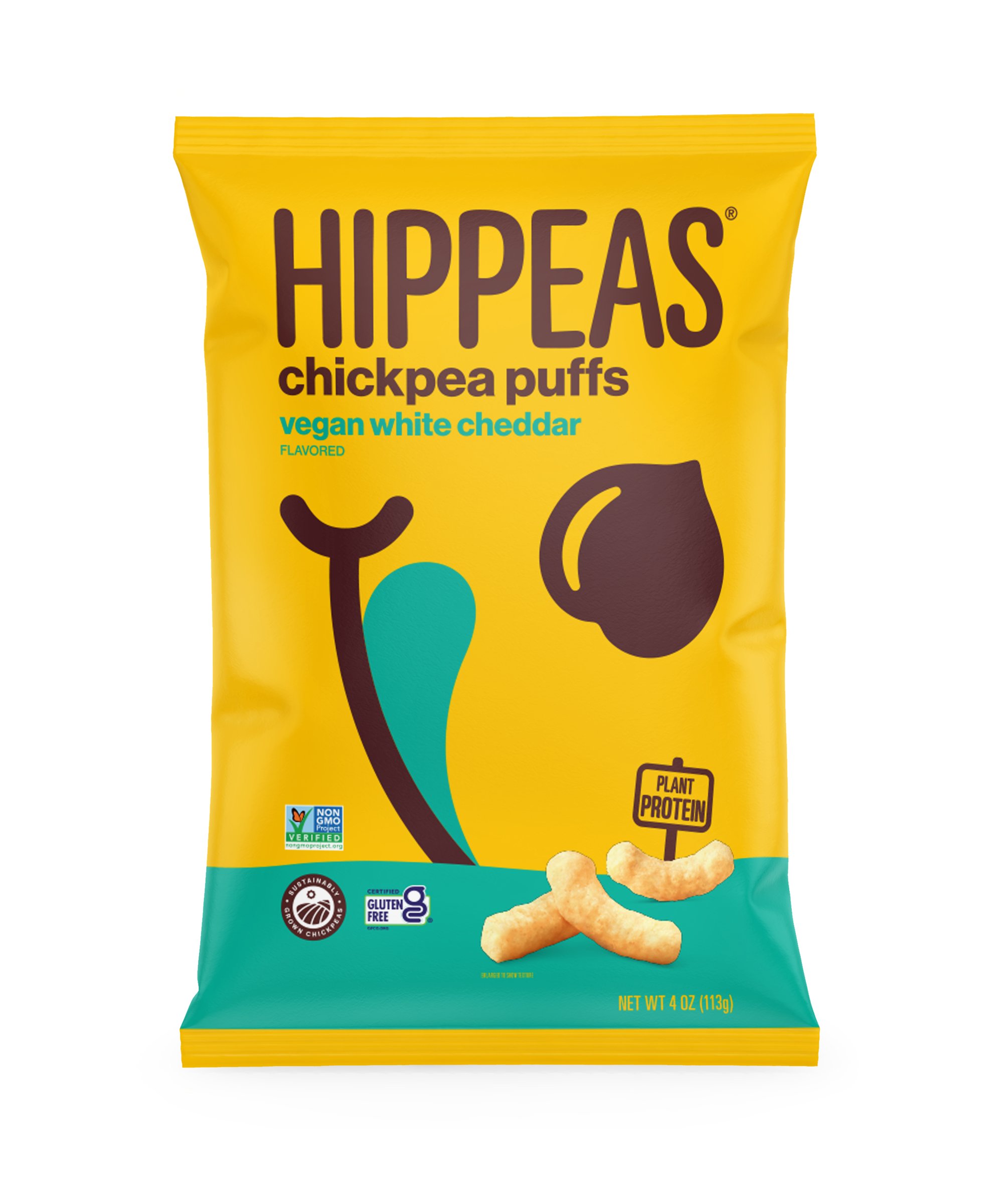 Hippeas Vegan White Cheddar Organic Chickpea Puffs - Shop Snacks ...