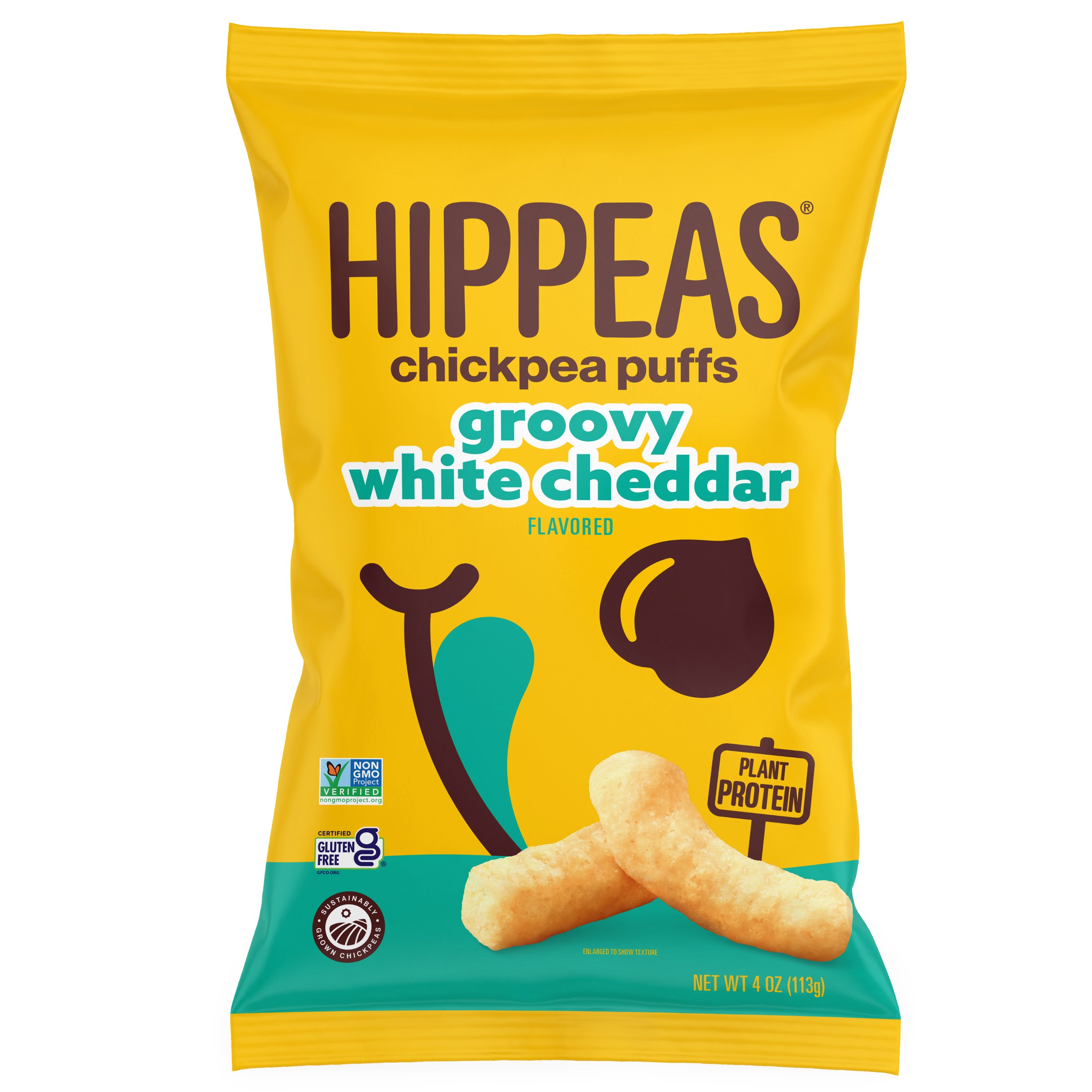 Hippeas Chickpea Puffs - Groovy White Cheddar