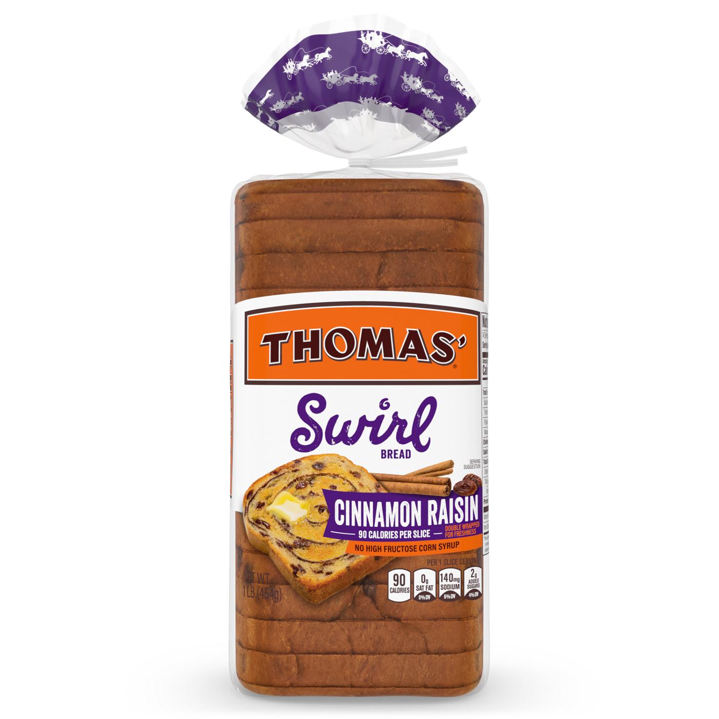 Thomas' Cinnamon Raisin Swirl Bread; image 6 of 8