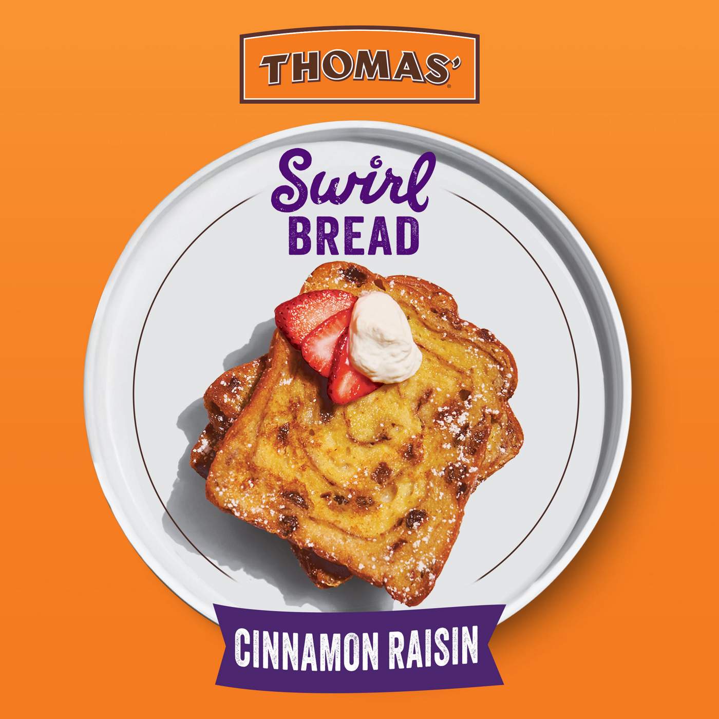 Thomas' Cinnamon Raisin Swirl Bread; image 7 of 8