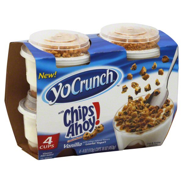 YoCrunch Lowfat Vanilla Yogurt with Chips Ahoy! Shop Yogurt at HEB