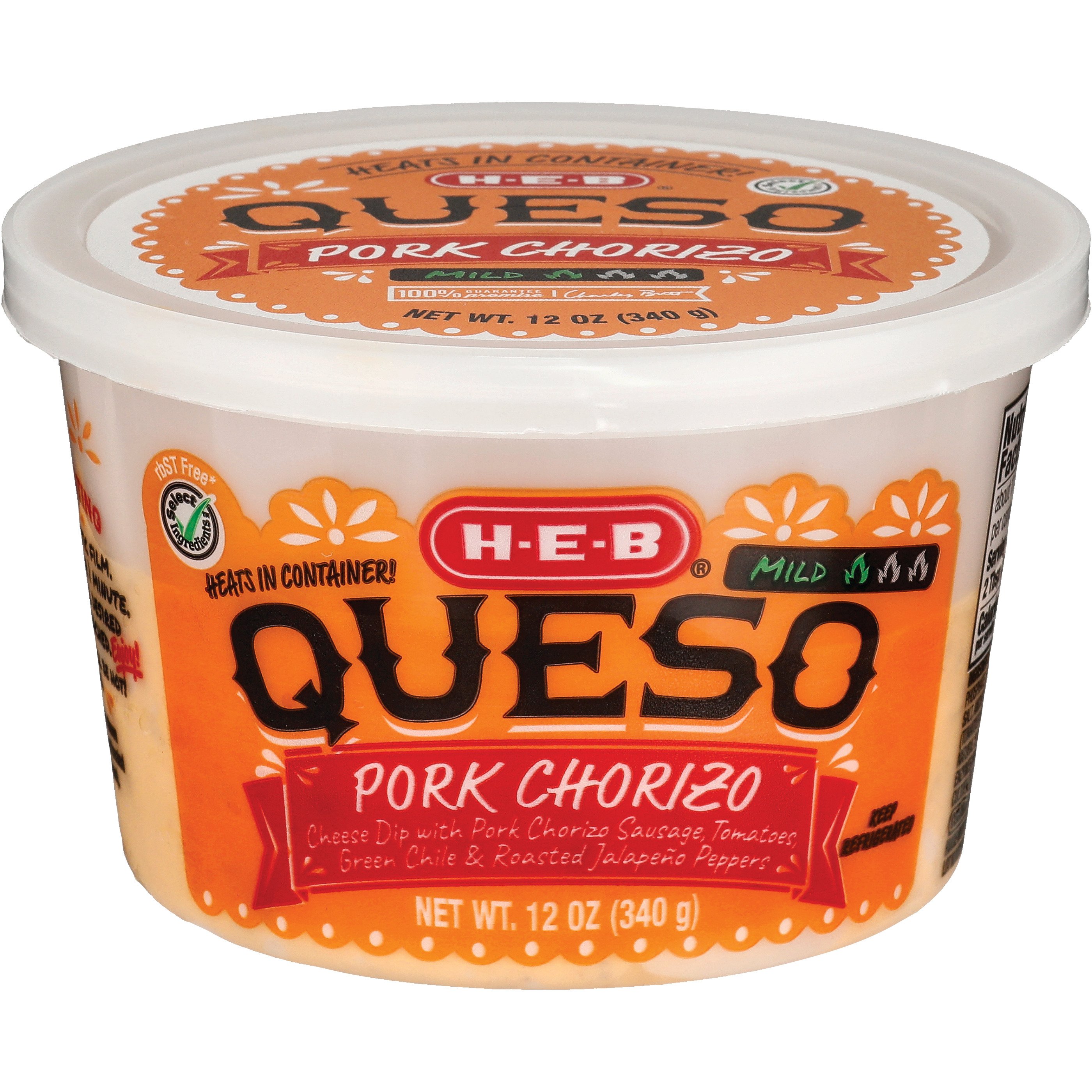 H-E-B Queso With Pork Chorizo, Mild - Shop Dip At H-E-B