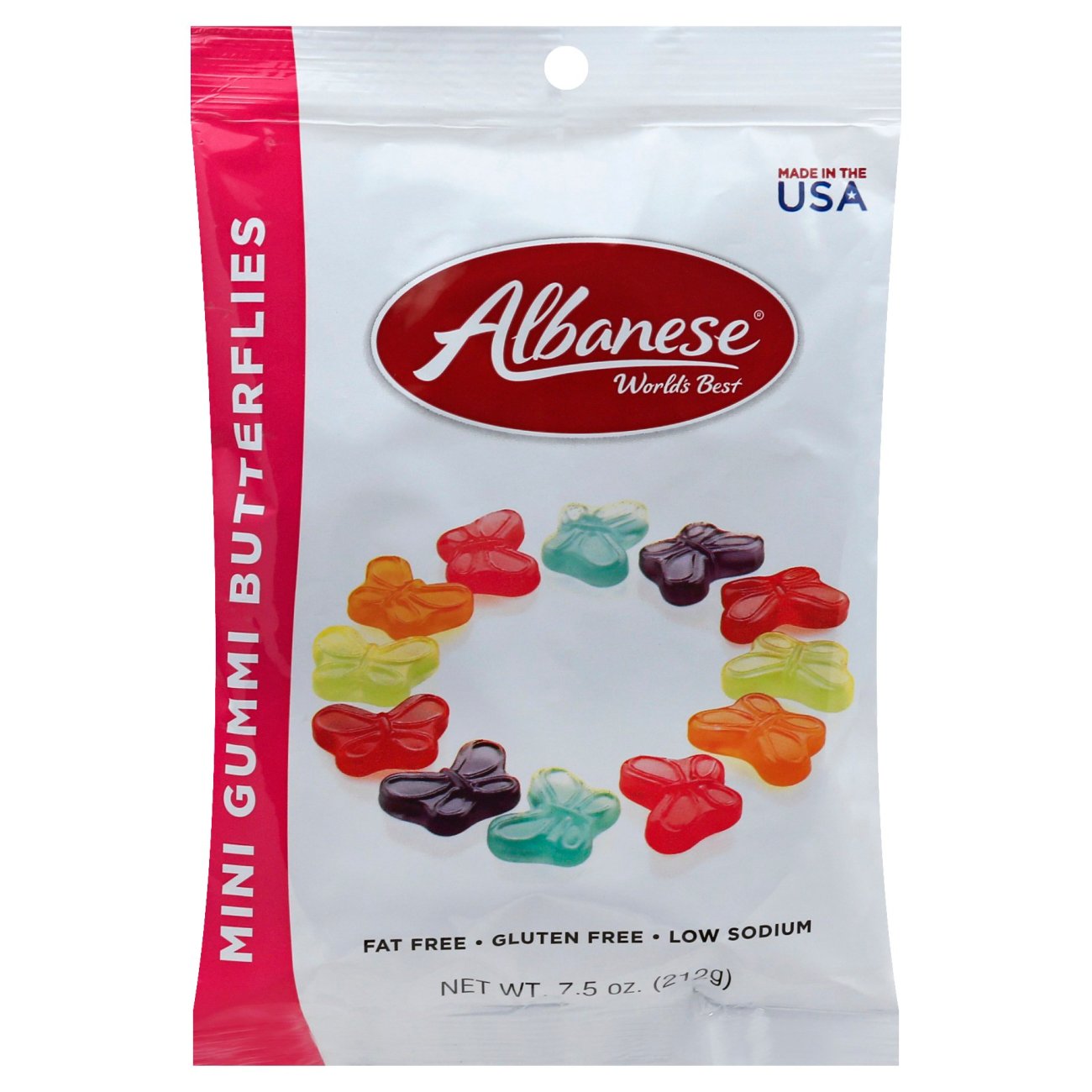 Albanese World's Best Mini Gummi Butterflies - Shop Candy at H-E-B