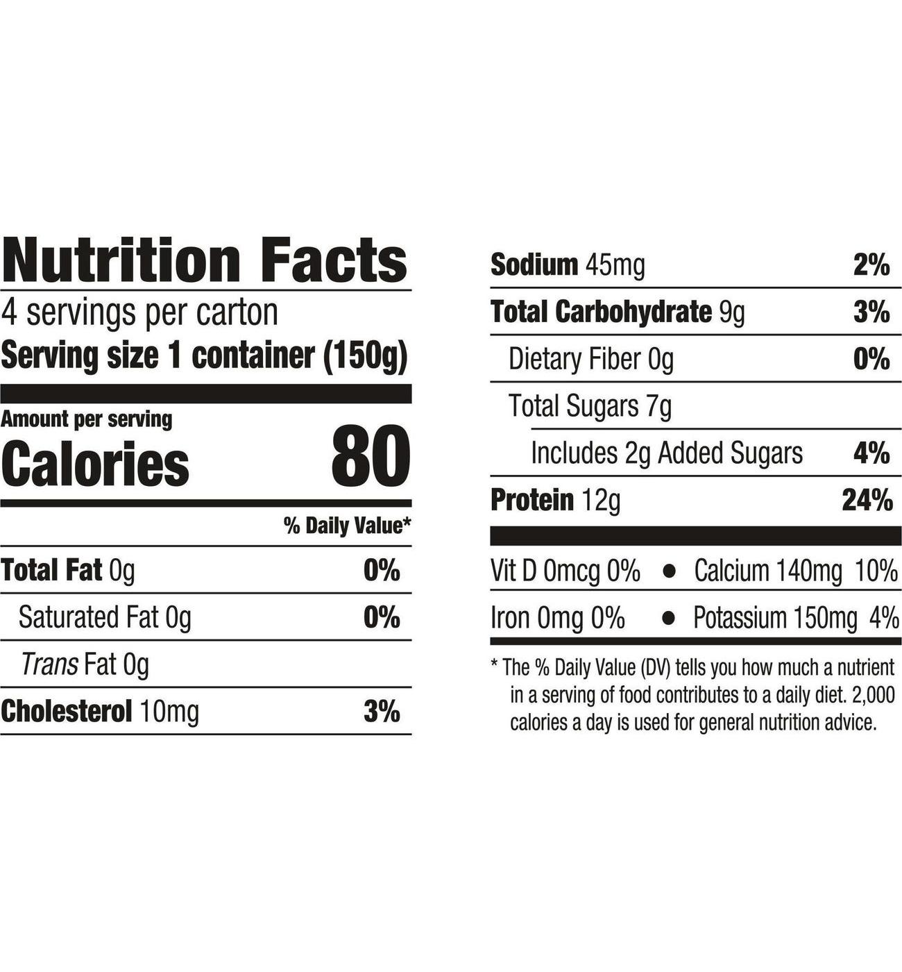 Light + Fit Greek Nonfat 4 pk Yogurt - Strawberry Cheesecake; image 4 of 10