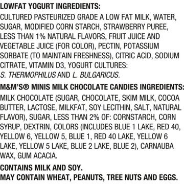 YoCrunch Low-Fat Strawberry With M&Ms Yogurt