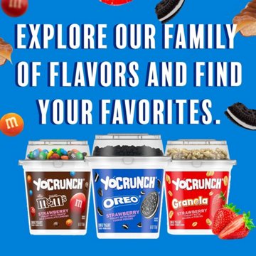 YoCrunch Low-Fat Strawberry With M&Ms Yogurt
