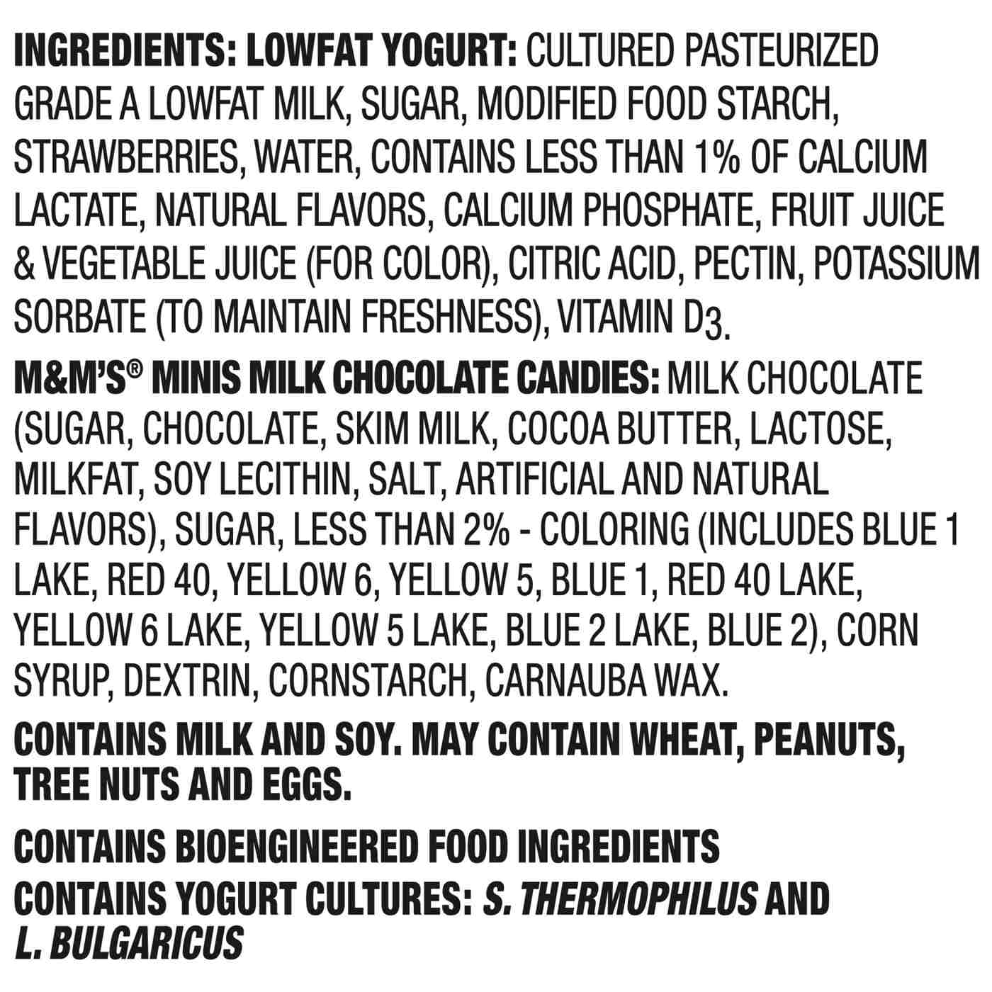 YoCrunch Low-Fat Strawberry With M&Ms Yogurt; image 7 of 9