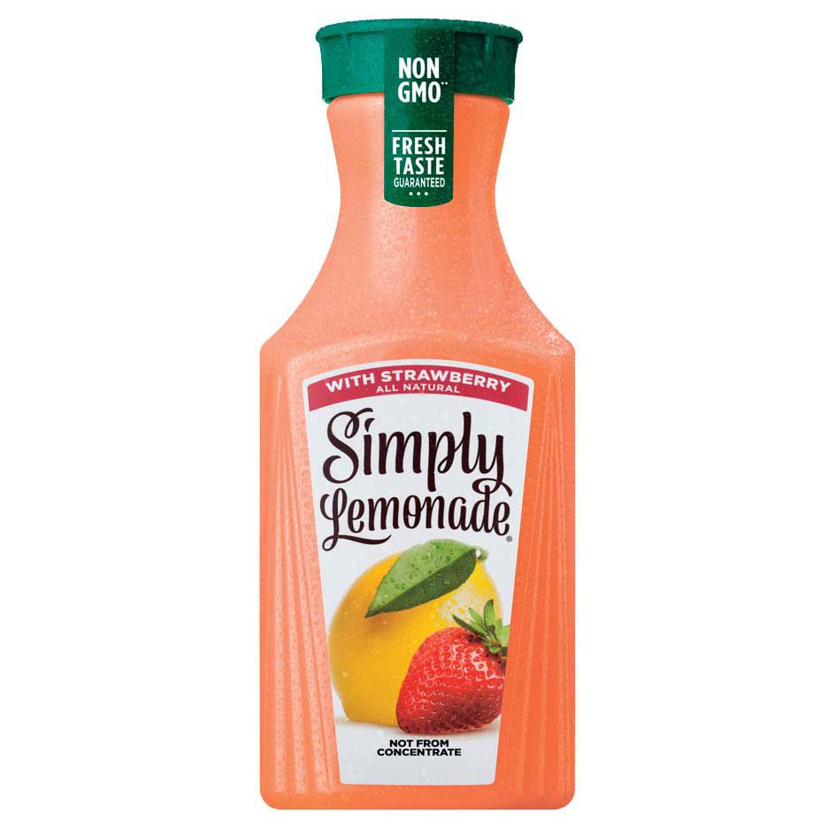 Simply Lemonade with Strawberry - Shop Juice at H-E-B