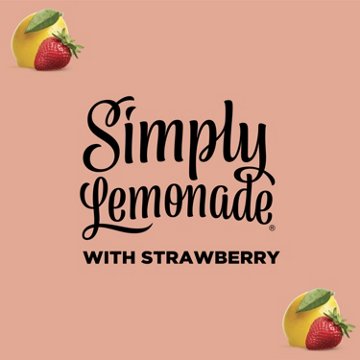 Simply Lemonade with Strawberry, 52 oz