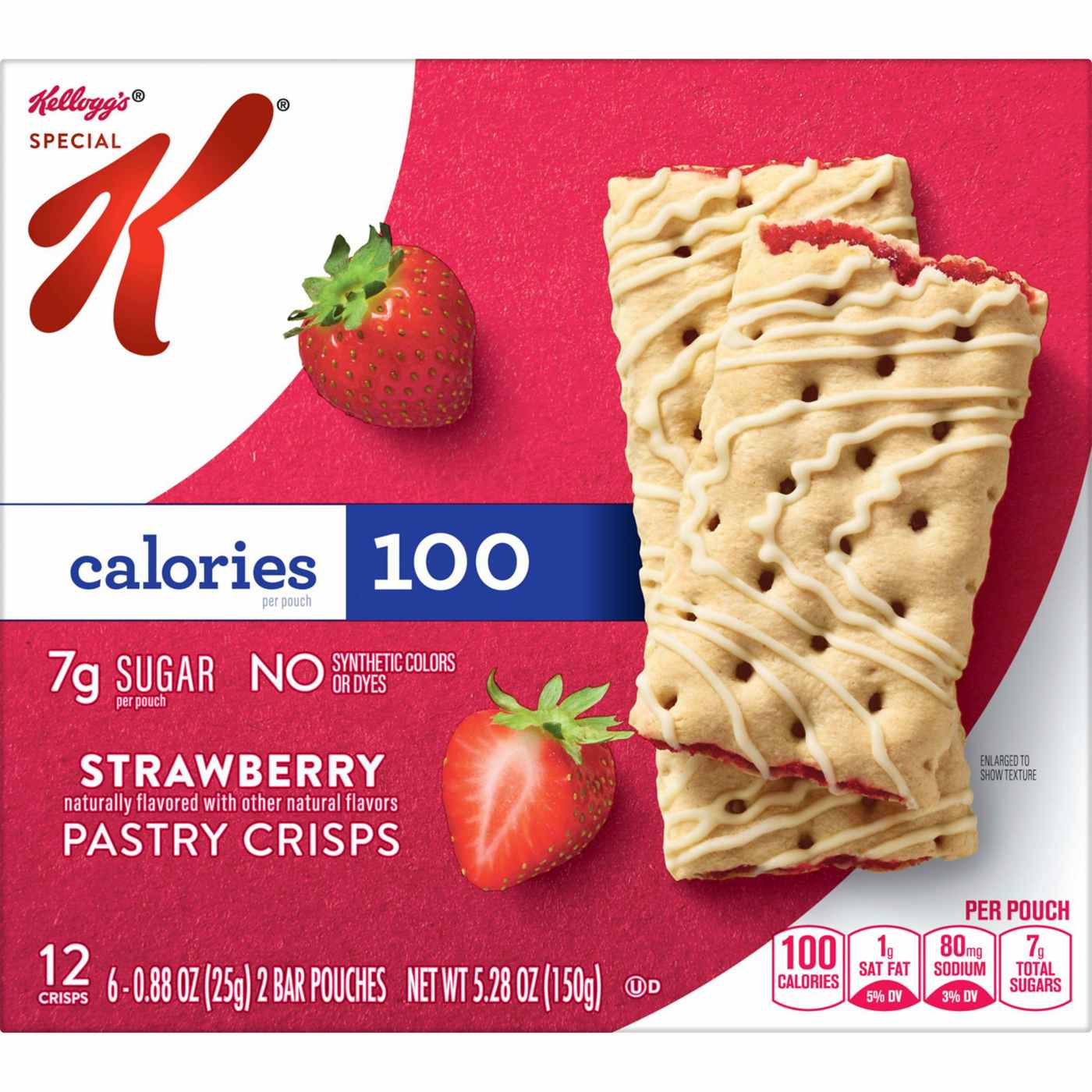 Kellogg's Special K Strawberry Pastry Crisps, 5.28 oz; image 1 of 4