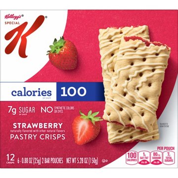 Kellogg's Special K Strawberry Pastry Crisps, 5.28 oz, 12 ct