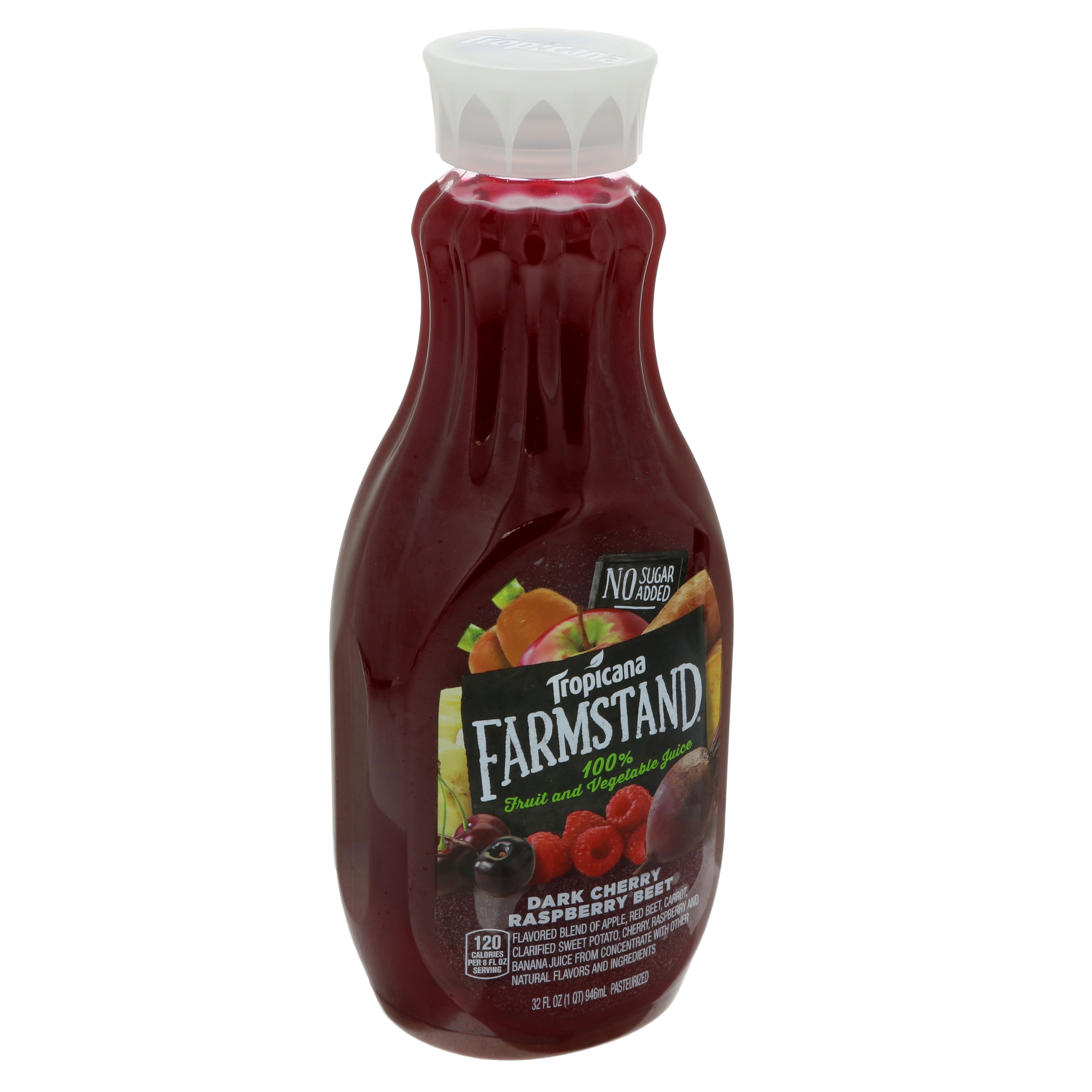 Tropicana Farmstand Dark Cherry Raspberry Beet - Shop Juice at H-E-B