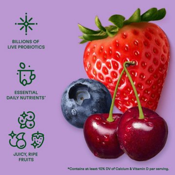 Activia Low Fat Probiotic Black Cherry & Mixed Berry Yogurt